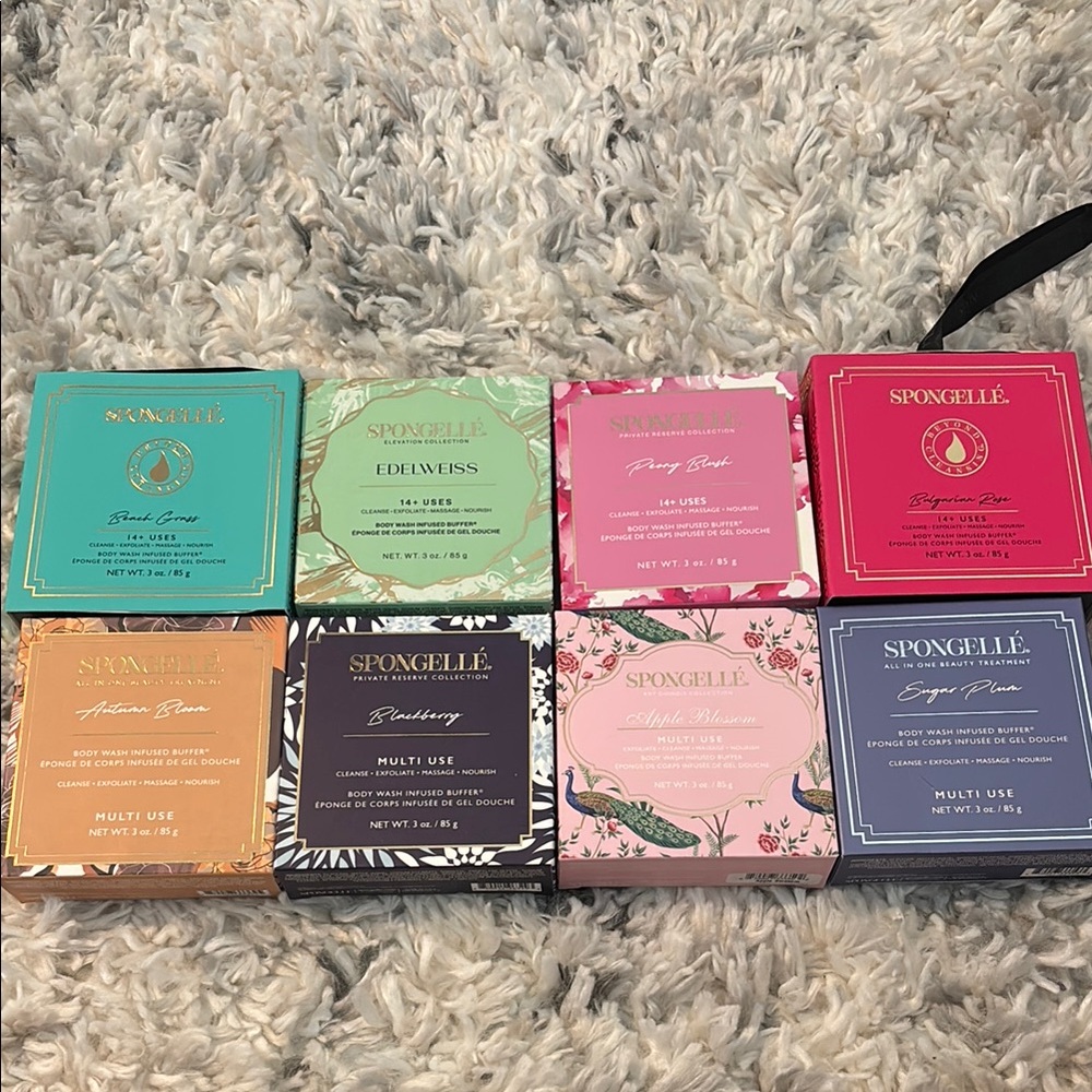 Spongellé Assorted Body Wash Infused Buffers - 8 total
